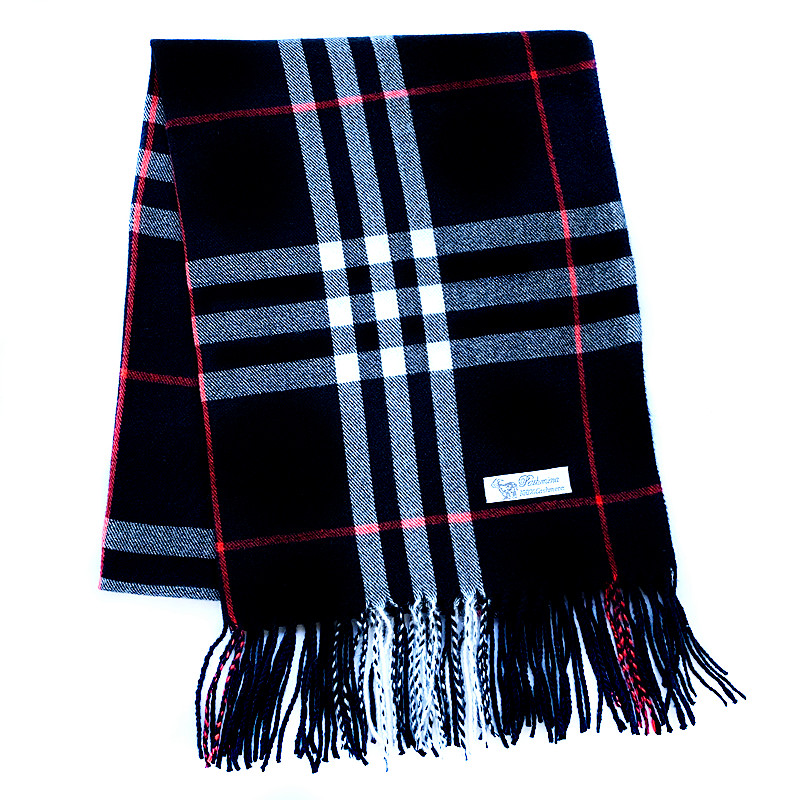 Oxford Plaid Check Scarf, Soft Warm Shawl Classic Scarf - Image 2